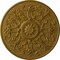 Ekena Millwork Versailles Ceiling Medallion (Fits Canopies up to 3 1/4"), Hand-Painted Gold, 33"OD x 1 3/4"P CM33VEGLS - alternate 1